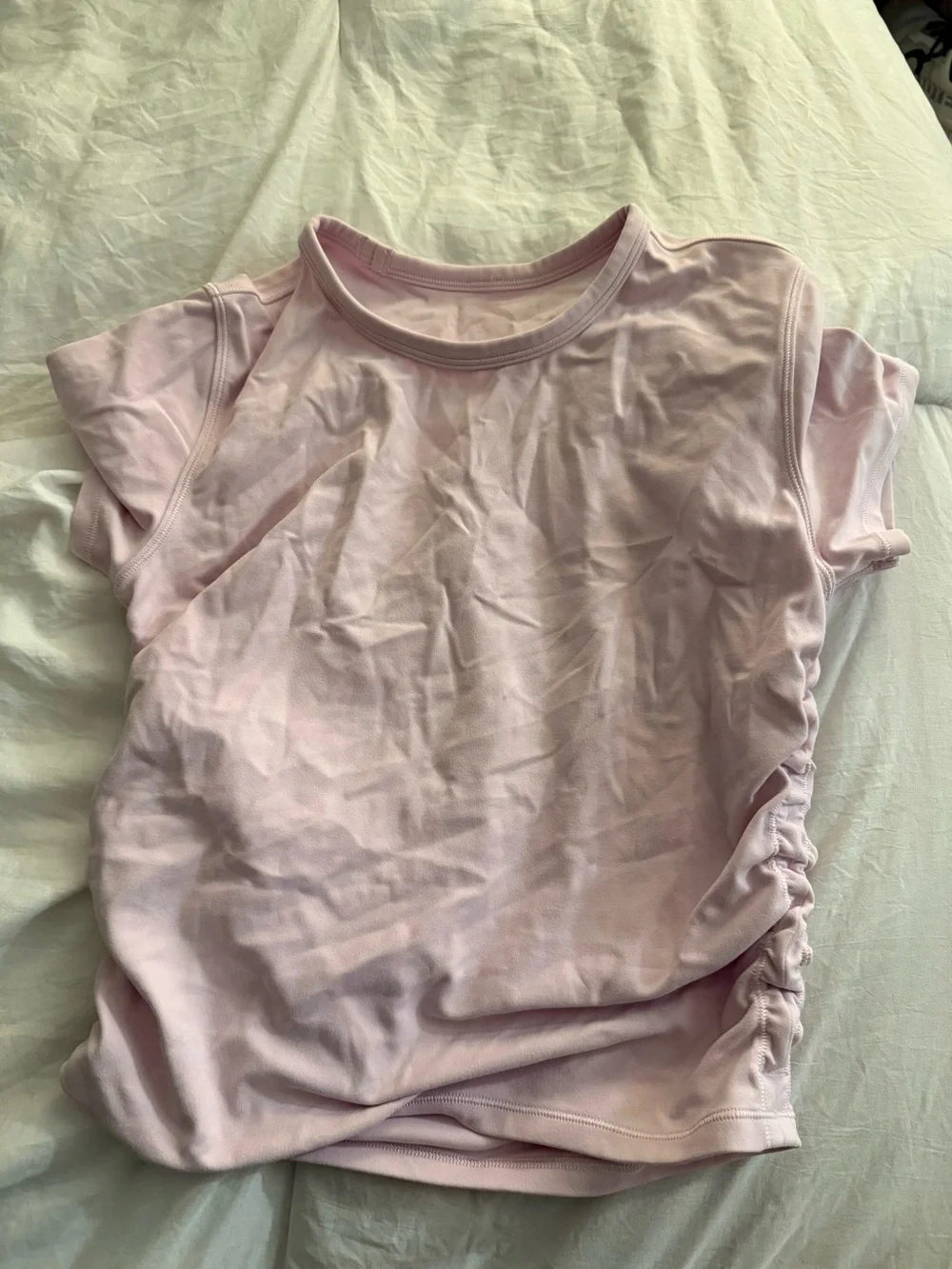 lululemon athletica Light Pink Short Sleeve Tee